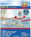 Toy Story craft kit for making Forky characters. The kit includes chipboard Forky cutouts, red pipe cleaners, googly eyes, stickers, and other craft materials to create four Forky figures.