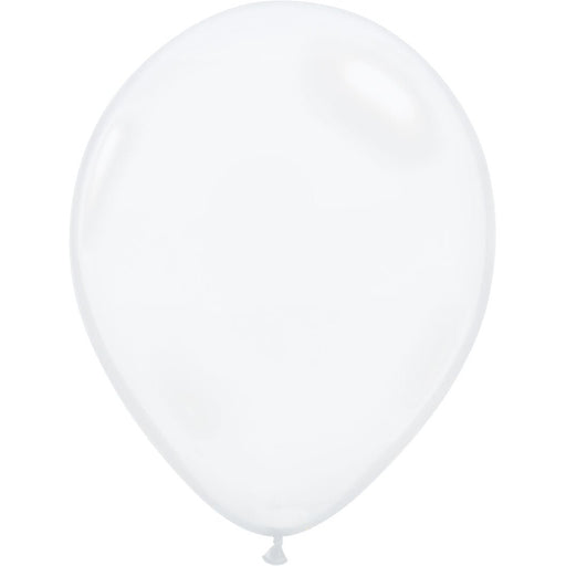 Crystal Clear Latex Balloon w/ Helium & Hi - Float, 11" | 1 ct - Zurchers