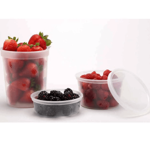 Nicole Home Collection Food Storage Container Round Clear 25 oz | 5ct - Zurchers