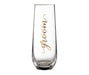 Lillian Rose Gold Groom Stemless Champagne Glass | 1ct - Zurchers