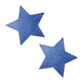 Patriotic Assorted Glitter Star Cutouts | 12ct - Zurchers