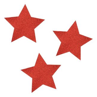 Patriotic Assorted Glitter Star Cutouts | 12ct - Zurchers