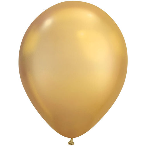 Reflex Gold, 11" Latex Single Balloon | Does Not Include Helium - Zurchers
