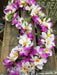 Purple/White & Orange/White Plumeria Lei | 1ct - Zurchers