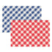 Picnic Check Placemat 18.5"x 12.5" | 24 ct - Zurchers