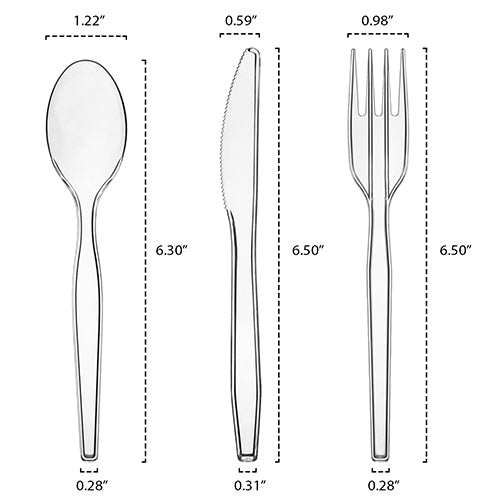 Cutlery Box Clear | 300 pcs - Zurchers