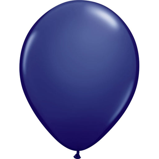 Navy Blue, 11" Latex Single Balloon | Does Not Include Helium - Zurchers