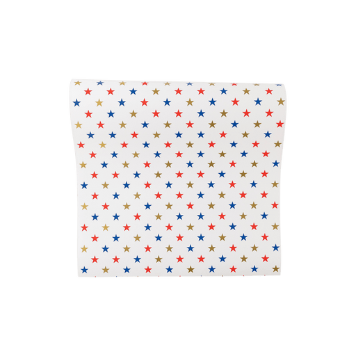 Small Multi Stars Paper Table Runner 10' | 1 ct - Zurchers