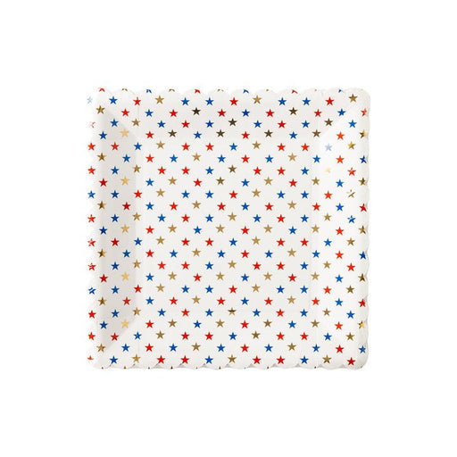 Square Star Scallop Paper Plate 9" | 8 ct - Zurchers