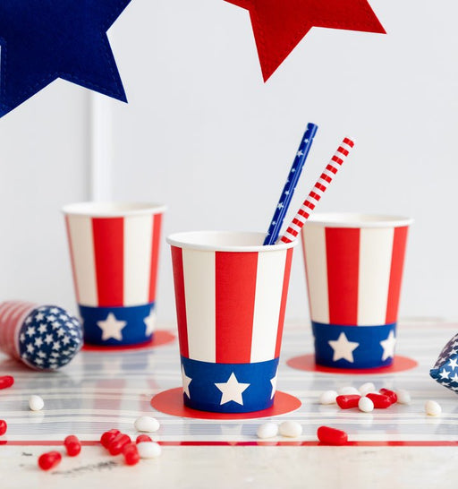 Uncle Sam Paper Cups 12 oz. | 8 ct - Zurchers
