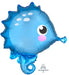 Seahorse Shaped Mylar Balloon 18" | 1ct - Zurchers