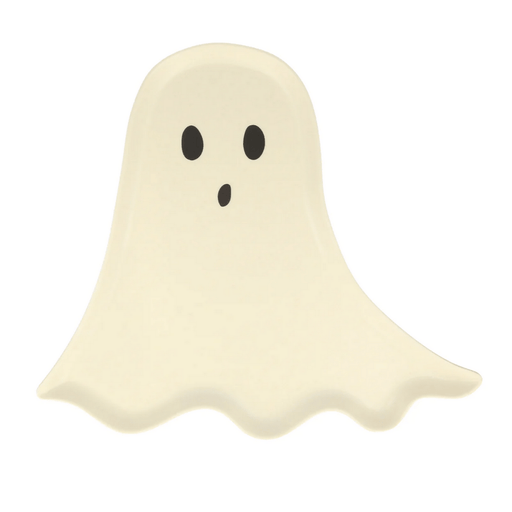 Halloween Reusable Bamboo Ghost Plate 10" | 1ct - Zurchers