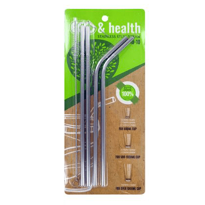 Stainless Steel Straw | 4 ct - Zurchers