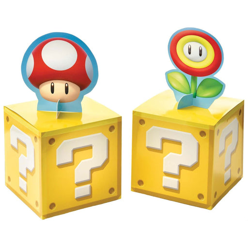 Super Mario Bros Birthday Paper Table Centerpieces | 4 ct - Zurchers