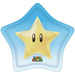 Super Mario Bros Small Star Shaped Dessert Paper Plates 8" | 8 ct - Zurchers
