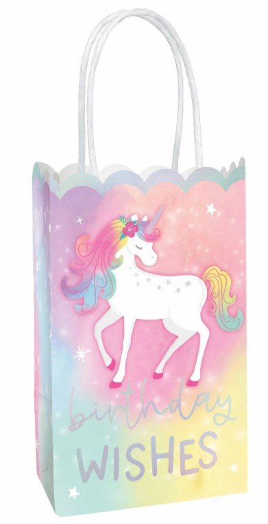 Enchanted Unicorn Glitter Gift Bags | 10ct - Zurchers