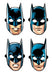 Batman Paper Masks | 8ct - Zurchers