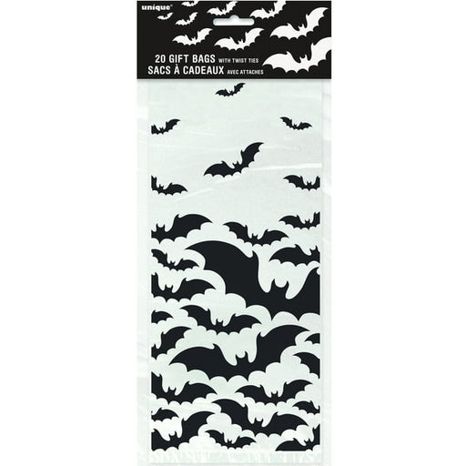 Black Bats Cello Bag Halloween 20pk - Zurchers