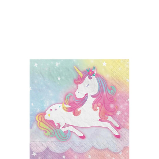 Enchanted Unicorn Beverage Napkins | 16ct - Zurchers
