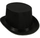 Black Satin Sleek Top Hat | 1ct - Zurchers
