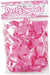 Bag of Bright Pink Party Sweets Buttermint Creams with individually wrapped pink candies visible inside.
