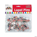 Double American Flag Pins | 24pcs - Zurchers
