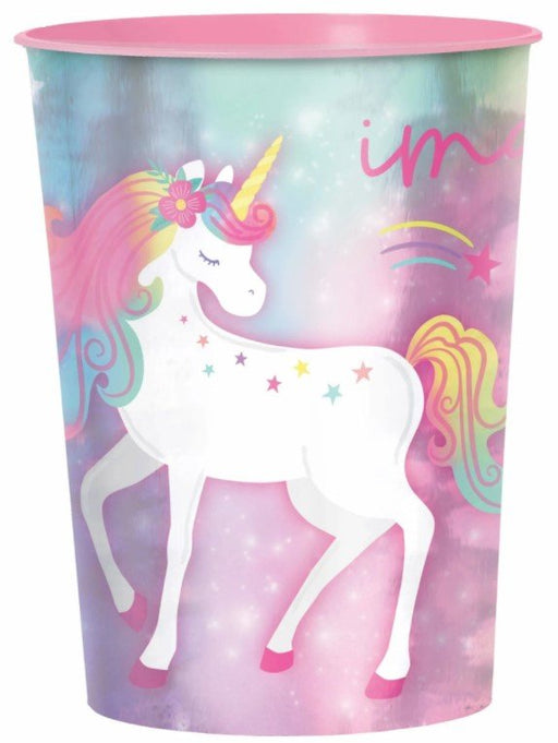 Enchanted Unicorn Metallic Favor Cup 16oz | 1ct - Zurchers