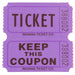Purple Double Ticket Roll | 2000ct - Zurchers