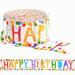 Happy Birthday Polka dot Crepe Paper Streamer | 81' - Zurchers