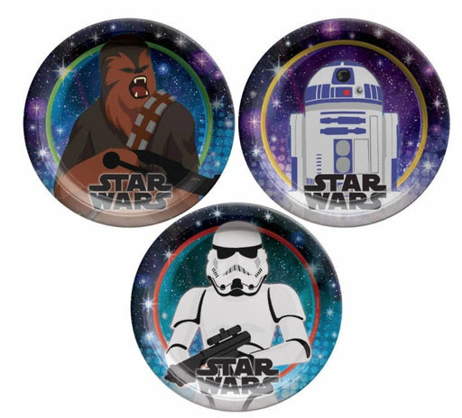 Star Wars Galaxy of Adventures Dessert Plates 7" | 8ct - Zurchers