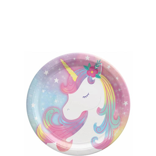 Enchanted Unicorn Dessert Plates 7" | 8ct - Zurchers