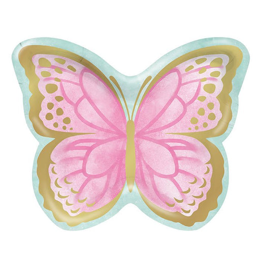 Butterfly Shimmer Plates 9" | 8 ct - Zurchers