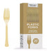 Gold Heavy Duty Plastic Forks | 20ct - Zurchers