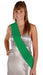 Green Satin Sash | 1ct - Zurchers