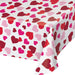 Valentines Hearts Plastic Tablecloth - Zurchers