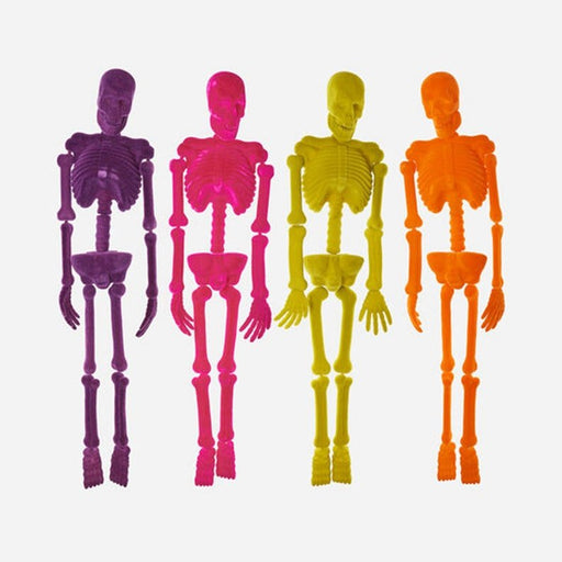 66in Flocked Skeleton Assorted colors | 1 ct - Zurchers