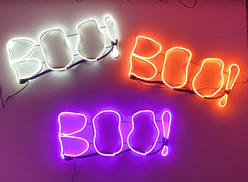 17in Boo LED Sign Assorted Colors | 1 ct - Zurchers