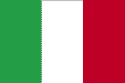 Rectangular flag with three vertical stripes: green on the left, white in the center, and red on the right.