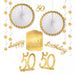 Golden Age 50th Birthday Room Decorating Kit | 1ct - Zurchers