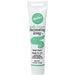 Tube of Wilton Kelly Green Decorating Icing, 4.25 oz, with ready-to-use nozzle for writing and decorating cakes or cookies. Packaging is white with yellow icing graphic and black/green text.