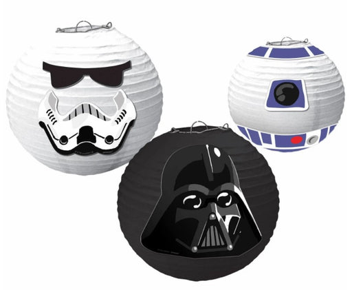 Star Wars Galaxy of Adventures Paper Lanterns | 3ct - Zurchers