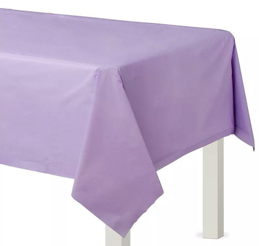 Lavender Rectangle Plastic Table Cover 54"x108" | 1ct - Zurchers