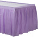 Lavender Plastic Table Skirt | 1ct - Zurchers