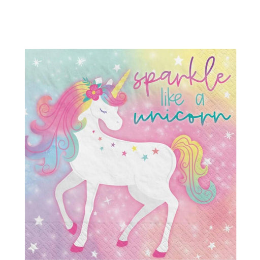 Enchanted Unicorn Luncheon Napkins | 16ct - Zurchers