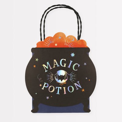 Meri Meri Halloween Making Magic Cauldron Party Bags | 8 ct - Zurchers