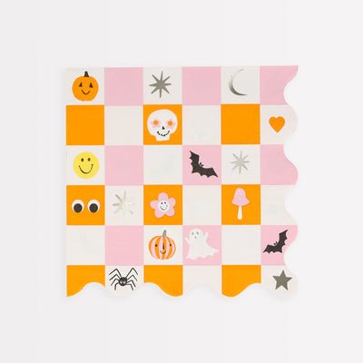 Meri Meri Groovy Halloween Icon Lunch Napkins | 16 ct - Zurchers