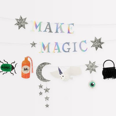 Meri Meri Halloween Making Magic Garland 5.75' | 1 ct - Zurchers