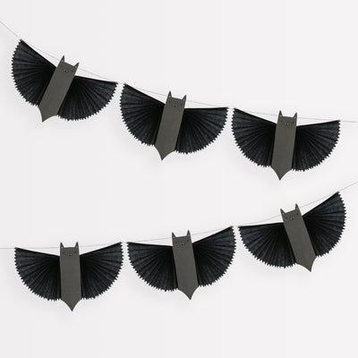 Meri Meri Halloween Bat Garland 6' | 1 ct - Zurchers
