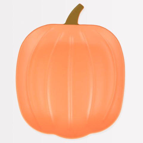 Halloween Reusable Bamboo Pumpkin Plate 10.25" | 1ct - Zurchers