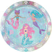 Iridescent Shimmering Mermaids Paper Lunch Plates, 9" | 8ct - Zurchers